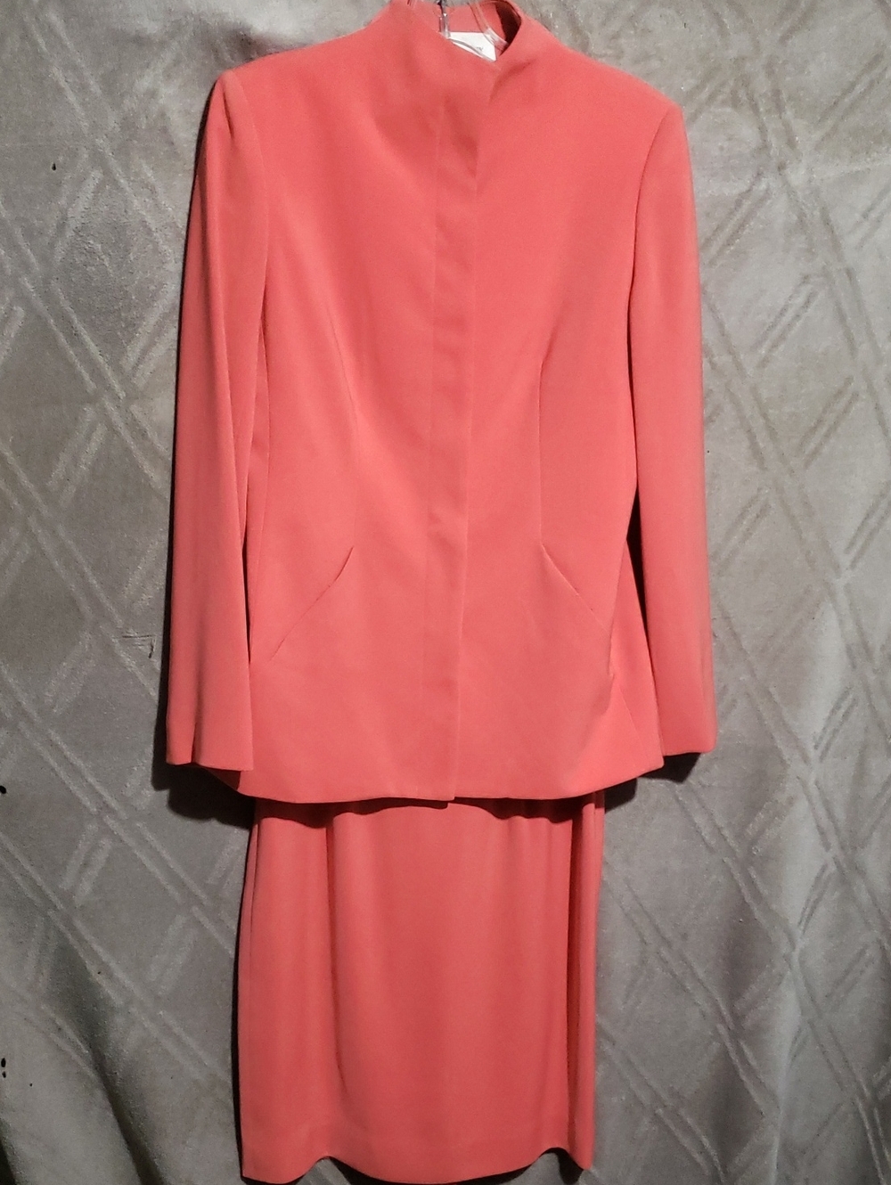 Jones New York Coral Skirt Set - Two-Piece Jacket and Skirt
